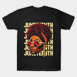 Black History Juneteenth Art for Men, Women, Girl T-Shirt